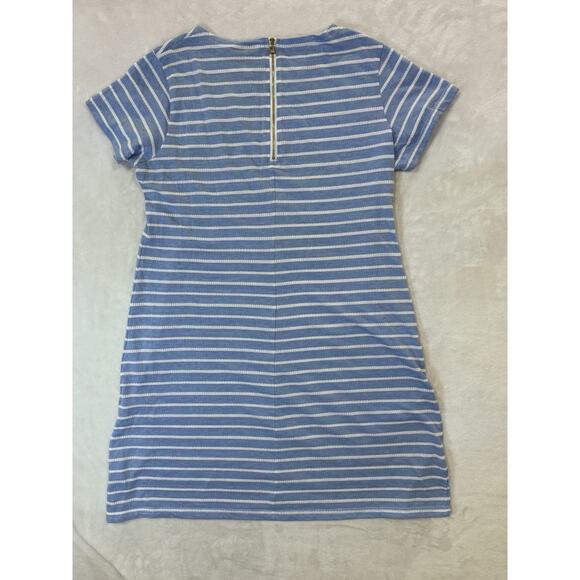 Sail to Sable STS Women’s Stripe Short Sleeve Mini Dress Blue White XL EUC - Picture 6 of 6